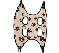 Kichvoe Heavy Duty Cat Dog Grooming Hammock with Built-in Four Holes, Strong Support Cloth Pet Sling for Nail Trimming and Grooming, Suitable for Both Cats and Dogs