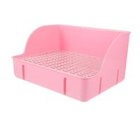 Kichvoe Household Pet Toilet Box Large Litter Box for Rabbits Guinea Pigs Animals Easy Cleaning Durable Leak Design for Odor Homes