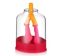 Kichvoe Human Lung Breathing Teaching Model Kit Compact Simulation of Diaphragmatic Movement for Students Experiment Supply and Classroom Use Random Colour