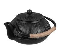 Kichvoe Japanese Style Cast Iron Tea Kettle with Tea Filter and 600ml Capacity, Multifunctional Design for Boiling Water in Kitchen and Sharing with Friends and Family