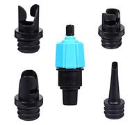 Kichvoe Kayak Air Valve Pump Adapter with Easy to Install Nylon and Alloy Connectors for Inflatable Boats and Vehicle-mounted Air Pumps Suitable for Kayaking