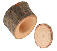 Kichvoe Large Solid Wood Pet Feeding Bowl with Lid for Hamsters, Parrots, Lizards, and Turtles - Washable Small Animal Food Dish for Guinea Pigs and Rabbits