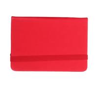 Kichvoe Lightweight Portable Pocket Size Notebook in Red with Simple Design, Small Notepad for Home Use and Creative Writing, Business Notebook for Note Taking