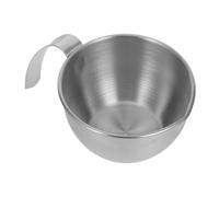 Kichvoe Measuring Cup Kitchen 200Ml Metal Mixing Bowl with Handle for Egg Beating and Sauce Preparation