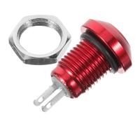 Kichvoe Metal round 8mm Momentary Pushbutton Switch Self-resetting Mini Button for Vehicle Ignition, Marine Use, Portable Car Starter, Universal Industrial Control