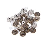 Kichvoe Metal Snap Buttons Resistant to Corrosion 25 Pcs 17mm Spring Buckle Fittings Simple to Attach DIY Craft Accessories for Wallets and Jackets