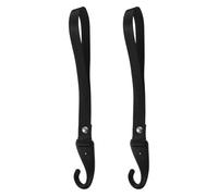 Kichvoe Motorcycle Helmet Holder Prevents Items from Falling 2pcs with Front Hook Design, Helmet Rope with Hooks Made of Sturdy Pp Material Suitable for Motorcycle Handlebar Use on The