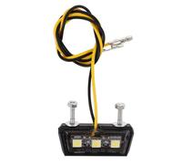 Kichvoe Motorcycle Licence Plate Light LED Mini Tag Light White Universal LED License Plate Lamp for Motorbikes and Scooters