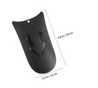Kichvoe Motorcycle Mudguard Black Pp Material Front Fender Splash Guard Quick Installation Preventing Debris for Rainy Day Riding Accessories Suitable for Motorbike Models