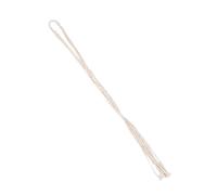 Kichvoe Multi-purpose Handwoven Cotton Hanging Fruit and Vegetable Storage Bag, Beige Kitchen Organizer with Separate Pouches for Ginger, Garlic, and Onion, Reusable Food Storage Solution