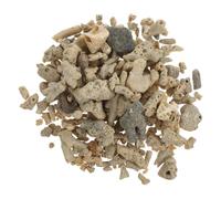 Kichvoe Natural Coral Bone Aquarium Filter Material in Khaki Colour, 1 Bag of Random Shape Fish Tank Pebbles That Adsorb Substances and Promote Thriving Habitat, Suitable for Home