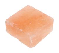 Kichvoe Natural Mineral Rich Salt Lick Block for Animals - 4"X4"X2" Pink Hard Himalayan Salt Brick for Cows Sheep Horses Farm Animals