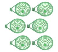 Kichvoe Nesting Bowls for Pigeons 6Pcs Plastic Bowls Hollow Design for Cage Hanging and Breeding Supplies for Pigeon Keepers