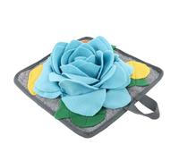 Kichvoe Nose Work Feeding Mat Rabbit Slow Feeding Mat Sniff Training Cushion with Polar Fleece and Non-slip Bottom Beautiful Design for Pet Rabbit Foraging