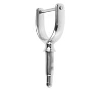 Kichvoe Oar Lock Socket Marine Oarlock Hardware Stainless Steel Sturdy Corrosion Resistant Silver Paddle Holder for Boat Rowing on The Water Marine Hardware Collection