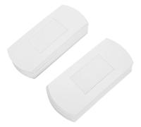 Kichvoe Paper Pillow Boxes 50Pcs White Window Boxes 16X7.8X2.5Cm for Chocolate, Candy, and Convenient On-The-Go Packaging