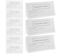 Kichvoe Personal Check Registers 20 Pack Bank Ledger Books Reading List Bookmarker for Client Records