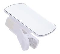 Kichvoe Phone Selfie Reflector Clip for Smartphone Camera, Multi-functional Glass and Pvc Phone Accessory, Suitable for Food and Travel Photography, White Reflection Mirror Clip