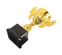 Kichvoe Plastic Gold Trophy Award with Elegant Cup Shape for Featuring Stylish and Refined Look, for Sports Competition and Soccer Trophy Ceremonies, Honoring Winners with Versatile Uses