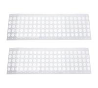 Kichvoe Plastic Kazoo Flute Diaphragms to Replace Old or Broken Diaphragms 200pcs Accessories for Flute and Kazoo, White Abs Replacement Membranes Sturdy and Not Easy to Break, for