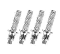 Kichvoe Pole Replaceable Tip for Rods Repair and Kit Rod Hiking Poles Fishing Metal Tips 4pcs Tungsten Steel Outdoor Activities