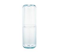 Kichvoe Portable Travel Toothbrush Holder Wash Cup Blue Plastic