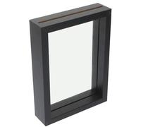 Kichvoe Pressed Flower Frames Double-sided with Window Black Border Decorative and Protective for Home and Tabletop Display