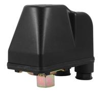 Kichvoe Pressure Switch Part Automatic Water Pump Control 4kw Copper Silvered 16a Black Leakage Prevention for Self-Priming and Booster Pumps