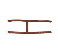 Kichvoe Pu Leather H Shape Carpet Strap and Bedroll Strap for Mats and Camping Blankets, Heavy Duty Quick Fix Blanket Carrier for Movement and Outdoor Camping Use