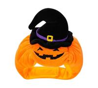 Kichvoe Pumpkin Hat for Pet Dogs and Cats, Lightweight Polyester Material with Comfortable Fit, Unique Pumpkin-shaped Design for Halloween Party and Kitten Dress