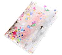 Kichvoe PVC Money Saving Binder Pockets Plastic Folder with Delicate Workmanship and Easy to Carry Design, Suitable for Monthly Budget Organisation and Cash Management