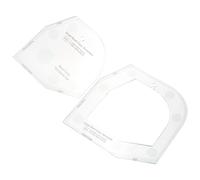Kichvoe Quilting Templates Acrylic Bowl Basket Template Ruler for DIY Sewing Projects Microwave Bowl Cozy Pattern