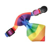 Kichvoe Rainbow Bow Tie Cat Collar for Pets Cute and Cozy Neckwear for Cats and Kittens for Daily Wear Parties and Special Occasions