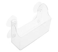 Kichvoe Refrigerator Door Hanging Rack Acrylic Fridge Storage Shelf Rectangular Removable Suction Design Multi-Purpose Use Sleek Contemporary Elegant for Refrigerator Doors and Freezers