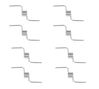 Kichvoe Refrigerator Door Spring Replacement Parts and Enhanced Stability with Sturdy Performance 8pcs Made of Sturdy Steel for Fridge Hinges and Divider Doors in Kitchen Appliances