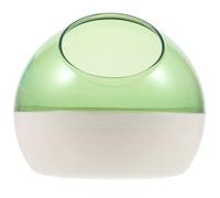 Kichvoe Removable Hamster Sand Bath Box with Smooth Edges for Small Animals, Light Green Plastic Toilet Suitable for Mice and Chinchillas, for Bathing and Digging Activities