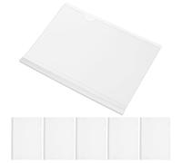 Kichvoe Report Covers Paper File Folders Multi-Function 10pcs with Sliding Bars PP Material Anti-Slip Pull Rod Clip for Office and Document Organisation