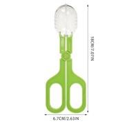 Kichvoe Reptile Clip Catching Tweezers Feeding Tool Plastic Green Multifunctional Clamp for School Biology Activities