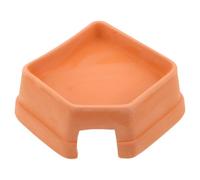 Kichvoe Reptile Humidification Cave with Basin - 2 in 1 Terracotta Reptile Hide Humid Cave - Moisture Keeping and Shedding Help for Amphibians Leopard Gecko