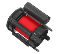 Kichvoe Retractable Wall Mounted Belt Barrier 2 Meter Red Crowd Control Barrier Tape for Queue Management Outdoor Safety and Industrial Use