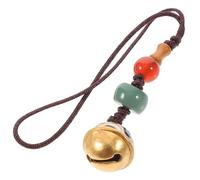 Kichvoe Retro Style Brass Phone Charm Pendant with Delicate Bodhi Material and Practical Hanging Ornament for Keychains and DIY Making Accessories Color