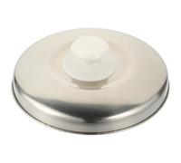 Kichvoe Rice Cooker Replacement Lid Stainless Steel 5L Metal Pot Cover with Steam-Safe Handle for Kitchen Appliances