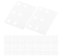 Kichvoe Round Hole Reinforcement Stickers Paper Labels 50pcs Self-Adhesive Pet Material for Notebooks and Documents Suitable for School and Home Use