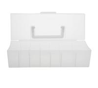 Kichvoe Seed Packet Storage Box Plastic Compact Organizer with Dividers Portable for Garden Seed Envelopes