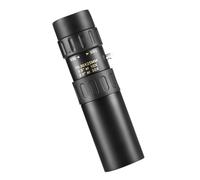 Kichvoe Single-tube Telescope Monocular Telescope Zinc-iron Alloy Material Easy to Adjust Bright and Viewing for Climbing and Matches Black