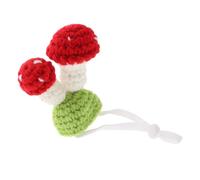 Kichvoe Small Animal Hat Hamster Hat Knitted Adjustable Mushroom Design Crochet Beanie Acrylic Costume Funny Photo Prop for Hamster Guinea Pig Chinchilla Hedgehog Squirrel