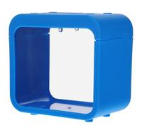 Kichvoe Small Aquarium with Light Mini Fish Tank Breeding Box for Cold Water Fish Desktop Decoration