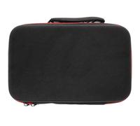 Kichvoe Small Camera Bag Travel Camera Bag Splashproof Eva Oxford Cloth Hard Shell Case with Handle and Cuttable Sponge Grids for Organizing Digital Devices on The Go Black