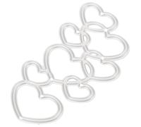 Kichvoe Small Cutting Die DIY Carbon Steel Mold Cutting Dies Stencil for Silver Heart Shape Not Easy to Deform Can Be Cleaned for Making Greeting Cards and Hand Embossing