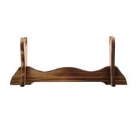Kichvoe Solid Wood Sword Stand Japanese Holder Display Rack for Home Decor and Martial Arts Collectors 14.8 Inch
